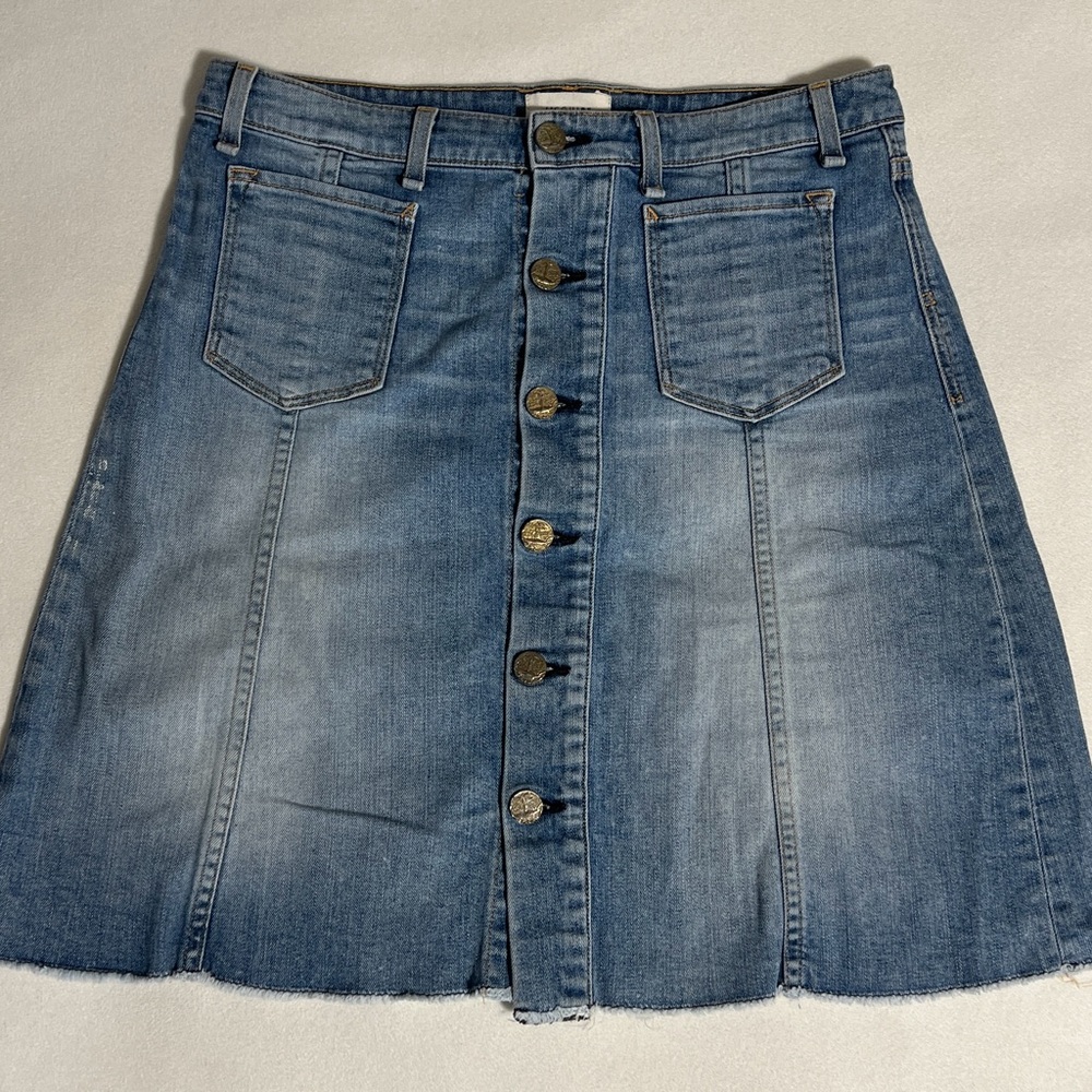 McGuire button down denim Skirt size 28